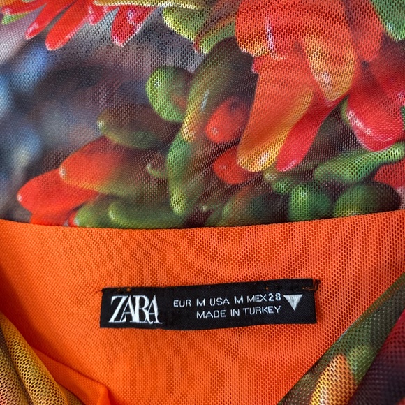 Zara Chili Pepper Dress 🌶️ - Picture 4 of 8